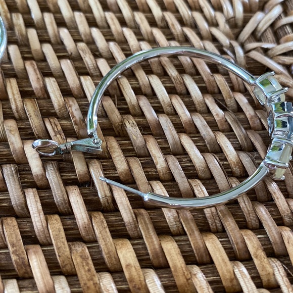 EUC Kate Spade Silver Hoops - Picture 3 of 5